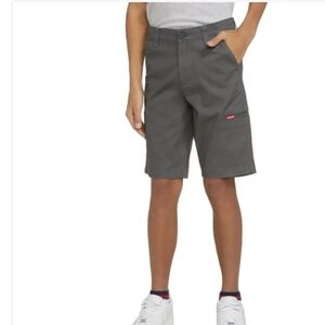 New! Levi's Youth kids boys Cargo Short Gray Pockets Twill Stretch Waist size 7!